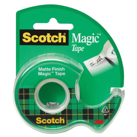 Picture of Scotch Magic Tape In Dispenser, 3/4in x 600in, Clear