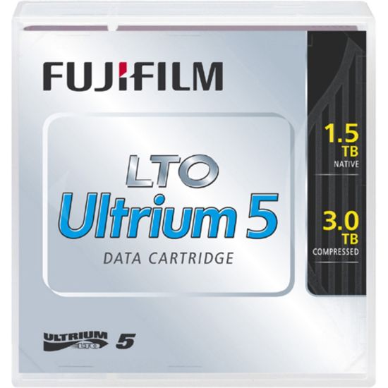 Picture of Fujifilm 16008054 LTO Ultrium 5 WORM Data Cartridge with Case - LTO-5 - WORM - 1.50 TB (Native) / 3 TB (Compressed) - 2775.59 ft Tape Length