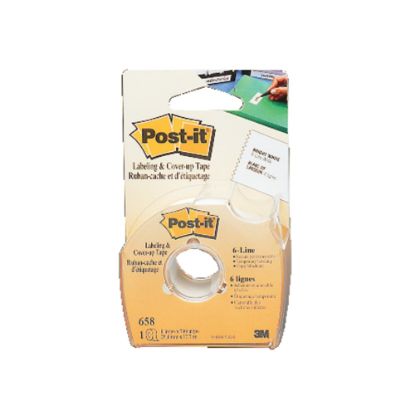 Picture of Post-it Notes Cover-Up And Labeling Tape, 6-Line Width x 700in