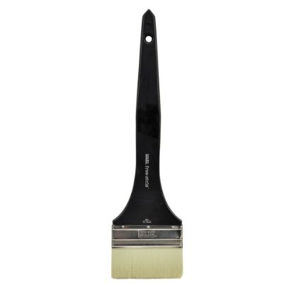 Picture of Liquitex Free-Style Large-Scale Paint Brush, 4in, Flat/Varnish Cut, Synthetic, Black