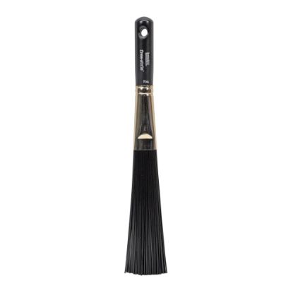 Picture of Liquitex Free-Style Large-Scale Paint Brush, Synthetic, Flat Splatter-Cut, Short Handle, Black