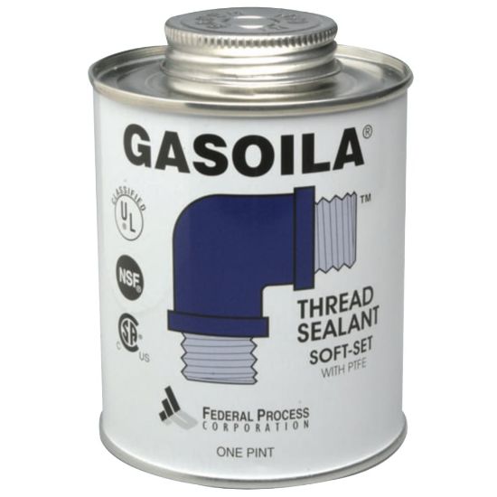 Picture of Gasoila Chemicals Soft-Set Thread Sealant, 16 Oz, Blue/Green, Pack Of 12 Cans