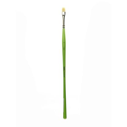 Picture of Liquitex Free-Style Detail Paint Brush, Synthetic, Size 4, Bright Bristle, Green