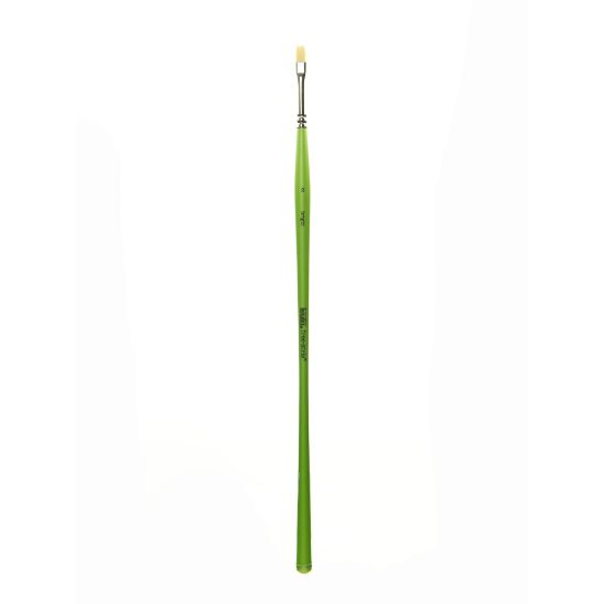 Picture of Liquitex Free-Style Detail Paint Brush, Synthetic, Size 2, Bright Bristle, Green