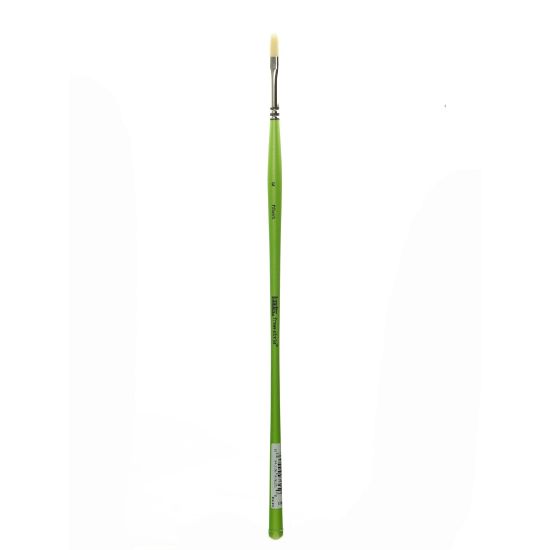 Picture of Liquitex Free-Style Detail Paint Brush, Synthetic, Size 2, Filbert Bristle, Green