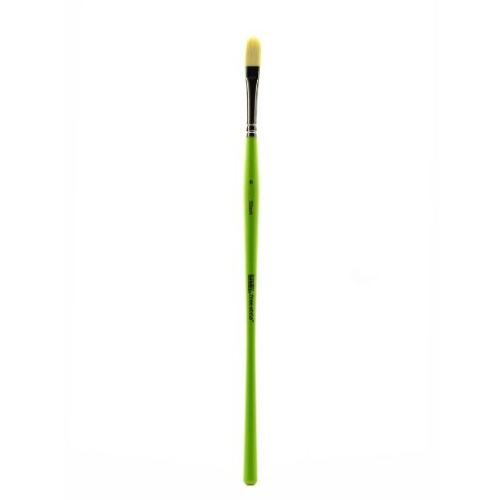 Picture of Liquitex Free-Style Detail Paint Brush, Synthetic, Size 6, Filbert Bristle, Green