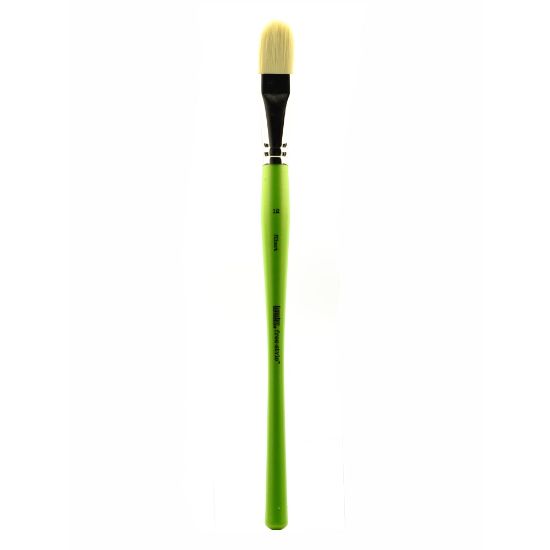 Picture of Liquitex Free-Style Detail Paint Brush, Synthetic, Size 12, Filbert Bristle, Green