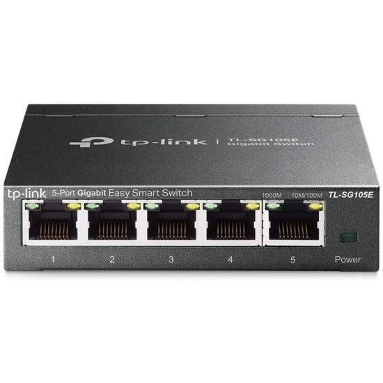 Picture of TP-Link 5-Port Gigabit Ethernet Easy Smart Switch, TL-SG105E