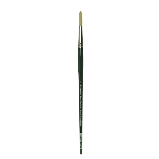 Picture of Winsor & Newton Winton Hog Paint Brush, Size 8, Round Bristle, Multicolor