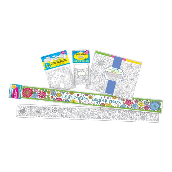 Picture of Barker Creek Classroom Decor Set, Color Me! In my Garden