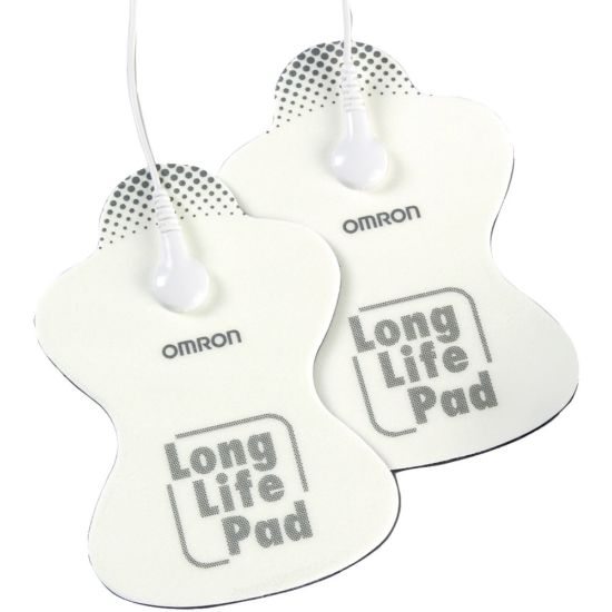 Picture of Omron Long Life Pads - Standard - 3.2in Width x 0.9in Height x 5.3in Length - 2 - White