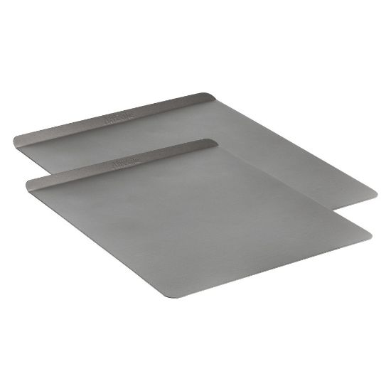 Picture of T-Fal Airbake Non-Stick Cookie Sheets, Gray, Pack Of 2 Sheets