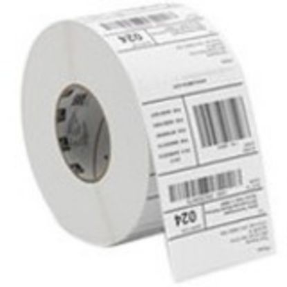 Picture of Zebra Z-Perform 1500T Multipurpose Label - 4in Width x 6 1/2in Length - Permanent Adhesive - Rectangle - Thermal Transfer - Bright White - Paper, Face Stock - 900 / Roll - 4 Roll