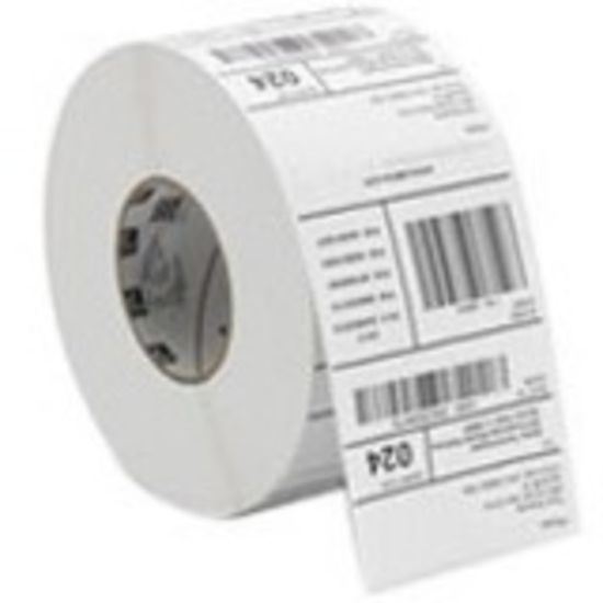 Picture of Zebra Z-Perform 1500T Multipurpose Label - 4in Width x 6 1/2in Length - Permanent Adhesive - Rectangle - Thermal Transfer - Bright White - Paper, Face Stock - 900 / Roll - 4 Roll