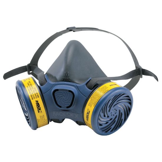 Picture of Moldex 7000 Series Half Mask Respirator, Medium, Multicolor