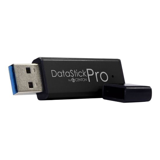 Picture of Centon DataStick Pro USB Flash Drives, USB 3.0, 8GB, Black, Pack Of 5, S1-U3P6-8G-5B