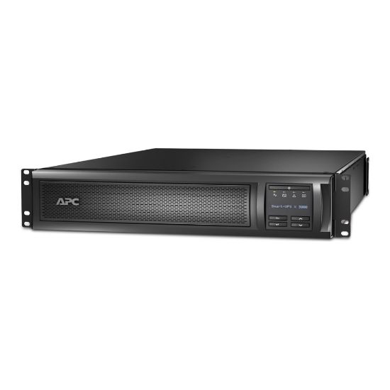 Picture of APC by Schneider Electric Smart-UPS 3000 VA Tower/Rack Mountable UPS - 2U Rack-mountable - 3 Hour Recharge - 6 Minute Stand-by - 208 V, 230 V Input - 230 V AC Output - Sine Wave - Serial Port - USB - 1 x IEC 320-C19, 2 x IEC Jumper, 8 x IEC 320-C13