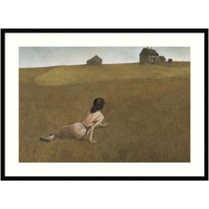 Picture of Amanti Art Christina's World by Andrew Wyeth Wood Framed Wall Art Print, 30inH x 41inW, Black