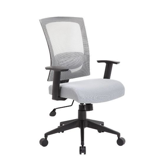 Picture of Boss Office Products Mesh-Back Task Chair, Gray/Black