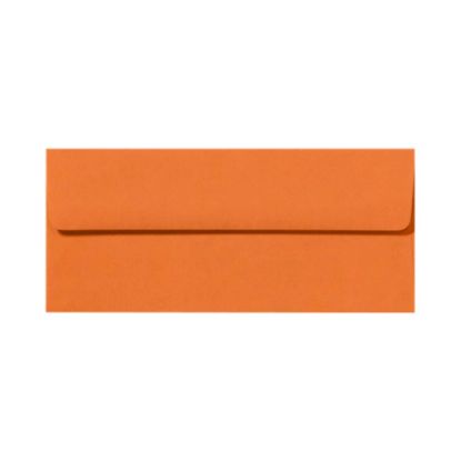 Picture of LUX #10 Envelopes, Peel & Press Closure, Mandarin Orange, Pack Of 50