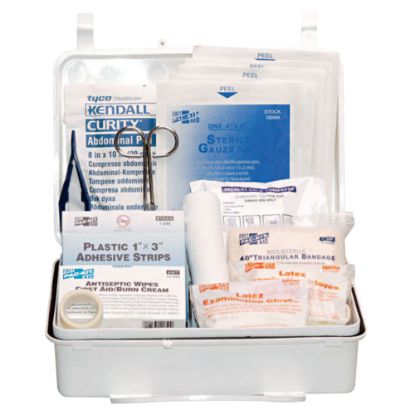 Picture of 25 Person Industrial First Aid Kit, Weatherproof Plastic, Wall Mount