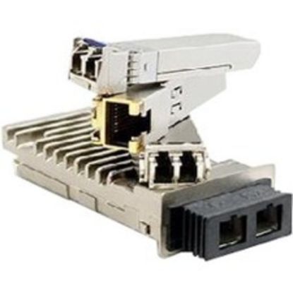 Picture of AddOn - QSFP+ transceiver module (equivalent to: Dell 407-BBGN) - 40 Gigabit LAN - 40GBase-LR4 - LC single-mode - up to 6.2 miles - 1270-1330 nm - TAA Compliant - for Dell Networking C9010, S6010; PowerSwitch S4112, S5212, S5224; Dell EMC Networking S4048