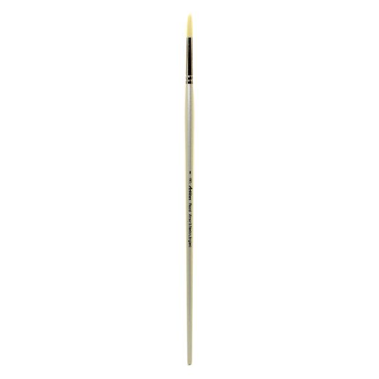 Picture of Winsor & Newton Artisan Series Paint Brush, Size 8, Round Bristle, Synthetic, Silver