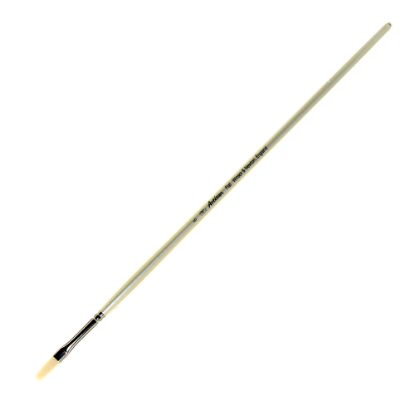 Picture of Winsor & Newton Artisan Series Paint Brush, Size 6, Flat Bristle, Synthetic, Silver