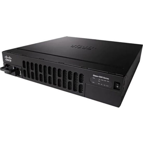 Picture of Cisco 4351 Router - 3 Ports - 3 RJ-45 Port(s) - Management Port - 10 - 4 GB - Gigabit Ethernet - 1U - Rack-mountable, Wall Mountable - 90 Day