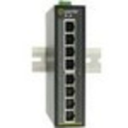 Picture of Perle IDS-108F Industrial Ethernet Switch - 9 Ports - Fast Ethernet - 10/100Base-T, 100Base-LX - 2 Layer Supported - Optical Fiber, Twisted Pair - Wall Mountable, Panel-mountable, Rail-mountable, Rack-mountable - 5 Year Limited Warranty