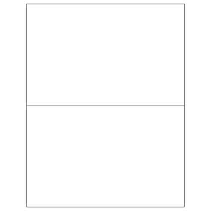 Picture of Tape Logic Inkjet/Laser Labels, LL135, Rectangle, 8 1/2in x 5 1/2in, White, Case Of 200