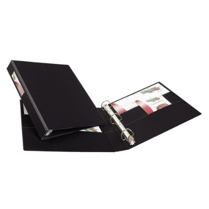 Picture of Avery Heavy-Duty 3-Ring Binder With Locking One-Touch EZD Rings, 1in D-Rings, 46% Recycled, Black