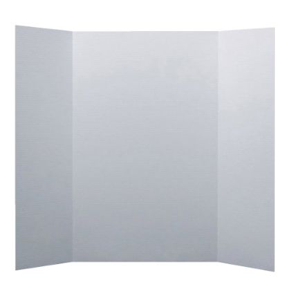 Picture of Flipside Corrugated Project Boards, 48in x 36in, White, Pack Of 24