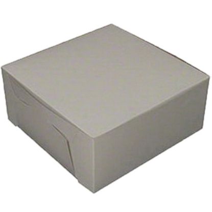 Picture of White Bakery Boxes, Cake/Donut, 9in x 9in x 4in, Case Of 200