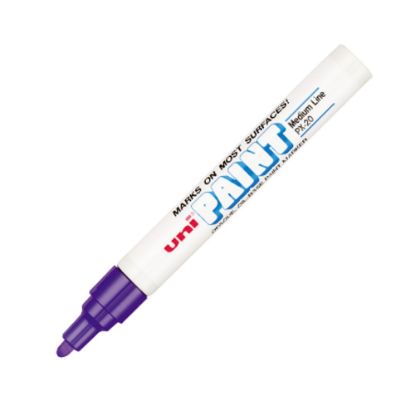 Picture of Uni-Paint Markers, Medium Point, Violet, Pack Of 12