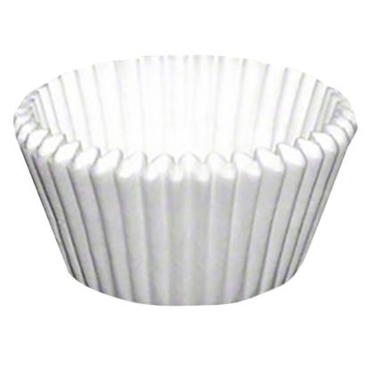 Picture of Paterson Paper Baking Cups, 3 1/2in x 1 1/2in, White, Case Of 10,000