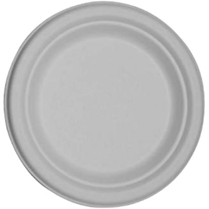 Picture of PrimeLink Bagasse Pulp Plates, 7in, White, Pack Of 1,000