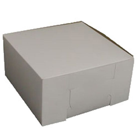 Picture of Cake Boxes, 10in x 10in x 5in, White, Case Of 100