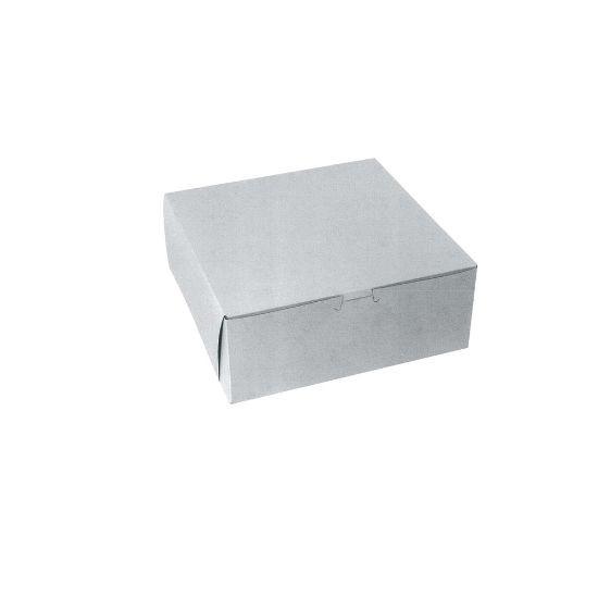 Picture of Cake Boxes, 10in x 10in x 4in, White, Case Of 100