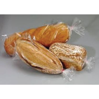 Picture of Gusseted Poly Bags, 1 Mil Thick, 15inH x 8inW x 3inD, Clear, Carton Of 1,000