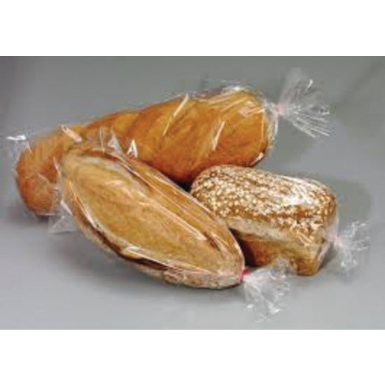 Picture of Gusseted Poly Bags, 1 Mil Thick, 15inH x 8inW x 3inD, Clear, Carton Of 1,000