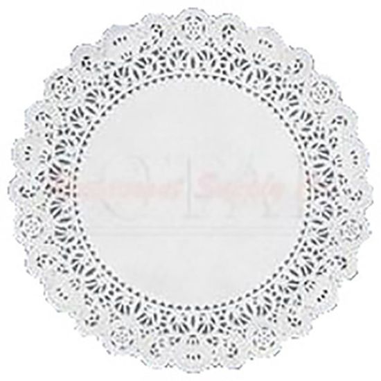 Picture of Round Lace Doilies, 5in, Carton Of 1,000