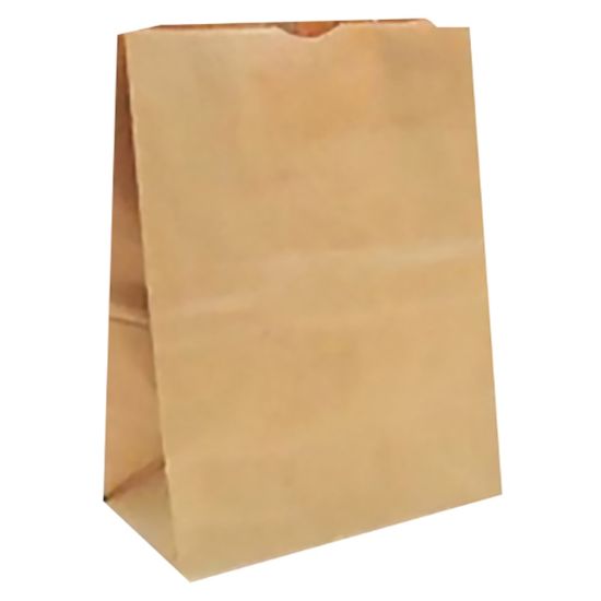 Picture of Duro Bag Novolex Paper Carry-Out Bags, 6 1/4inH x 9 3/4inW x 6 1/4inD, Brown, Pack Of 500