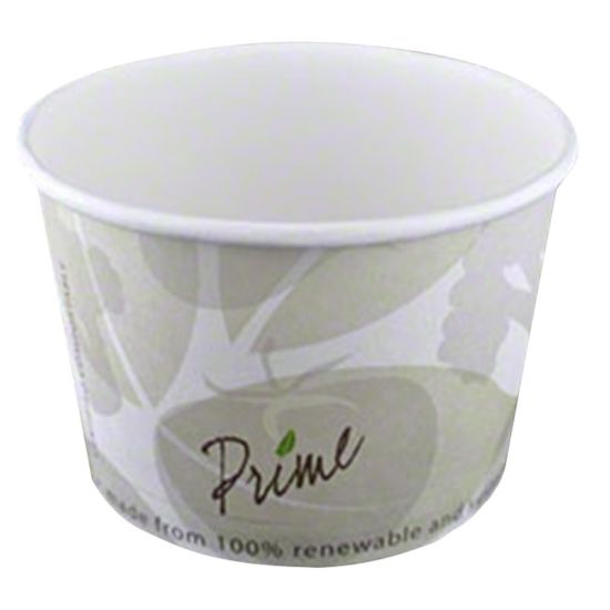 Picture of Primeware Paper Food Containers, 8 Oz, Multicolor, Case Of 500