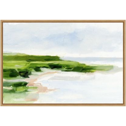 Picture of Amanti Art Blush Sandy Beach I by Ethan Harper Framed Canvas Wall Art Print, 16inH x 23inW, Natural