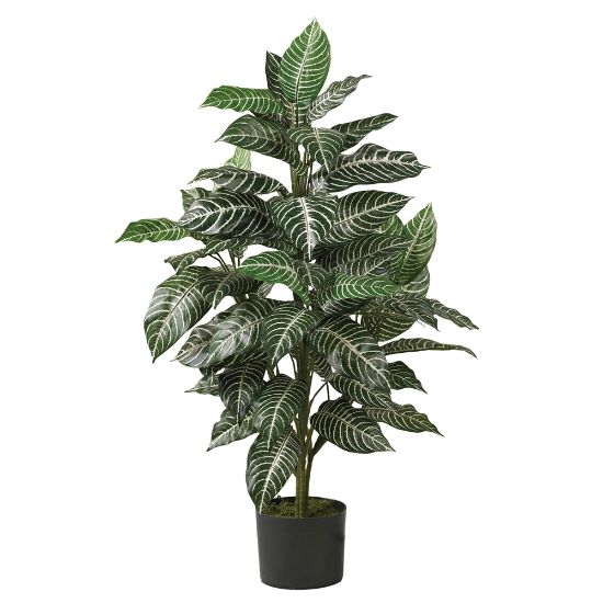 Picture of Nearly Natural 3ftH Zebra Silk Plant With Planter