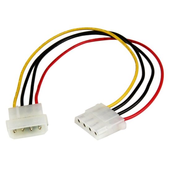 Picture of StarTech 12in LP4 Power Extension Cable - M/F