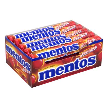 Picture of Mentos Cinnamon Candies, 1.32-Oz Roll, Box Of 15 Rolls