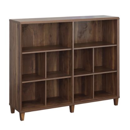 Picture of Sauder Willow Place 46inH 10-Cubby Display Bookcase, Grand Walnut