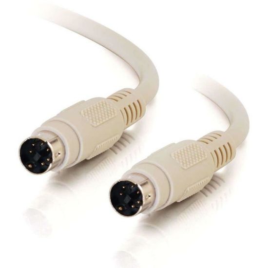 Picture of C2G - Keyboard / mouse cable - PS/2 (M) to PS/2 (M) - 6 ft - beige